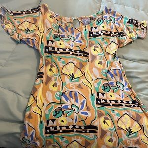 Women’s Cute Cotton Dress WITH Pockets! Size XS, RUNS LARGE.
